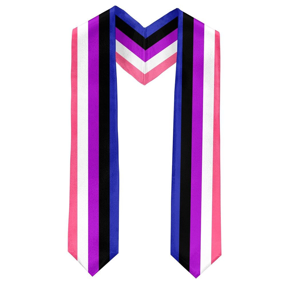 9194 Genderfluidity Pride Rainbow GradSeason Scarf Unisex Adult LGBTQ